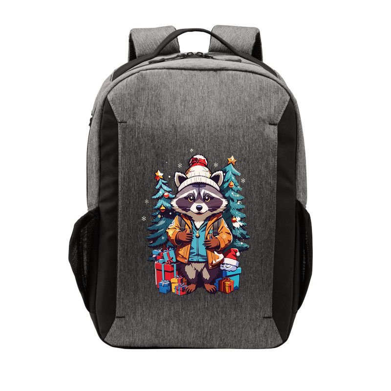 Christmas Raccoon Vector Backpack