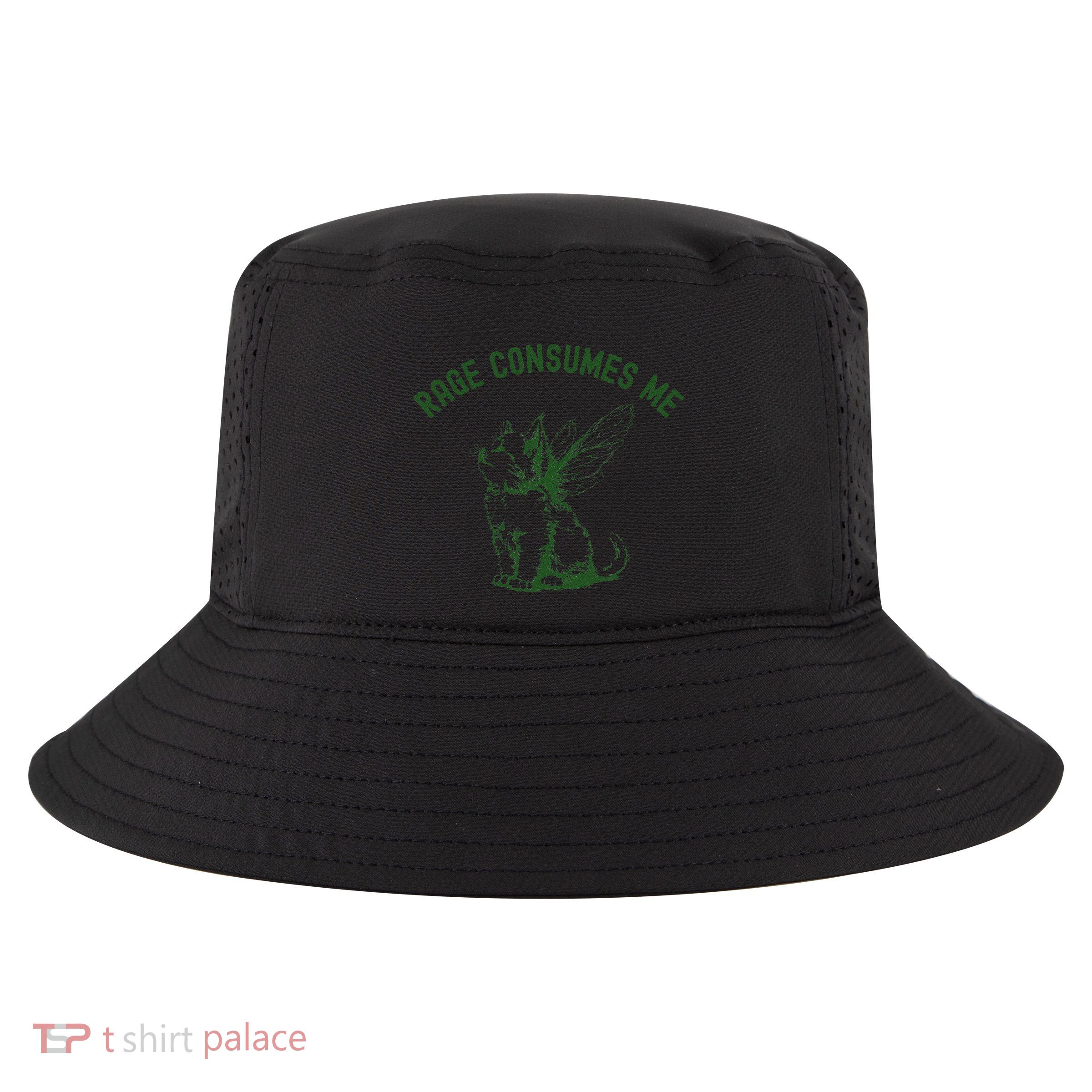 Cat Rage Consumes Me Cool Comfort Performance Bucket Hat