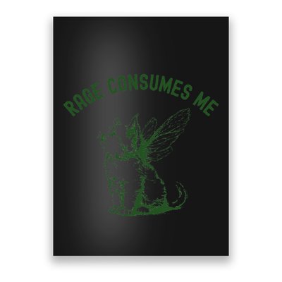 Cat Rage Consumes Me Poster