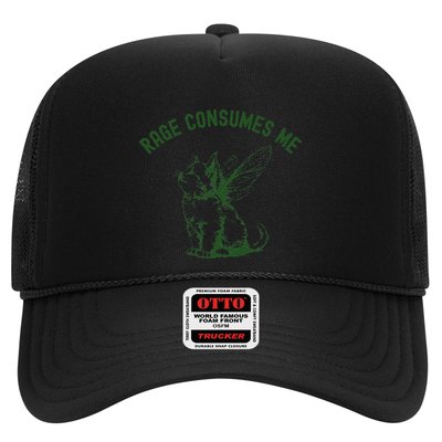 Cat Rage Consumes Me Trucker Hat