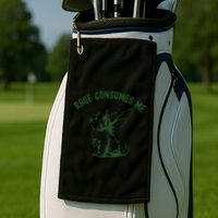 Cat Rage Consumes Me Golf Towel