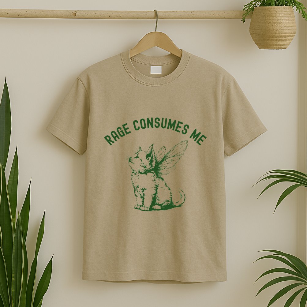 Cat Rage Consumes Me T-Shirt