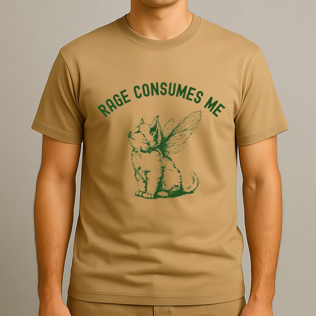 Cat Rage Consumes Me T-Shirt