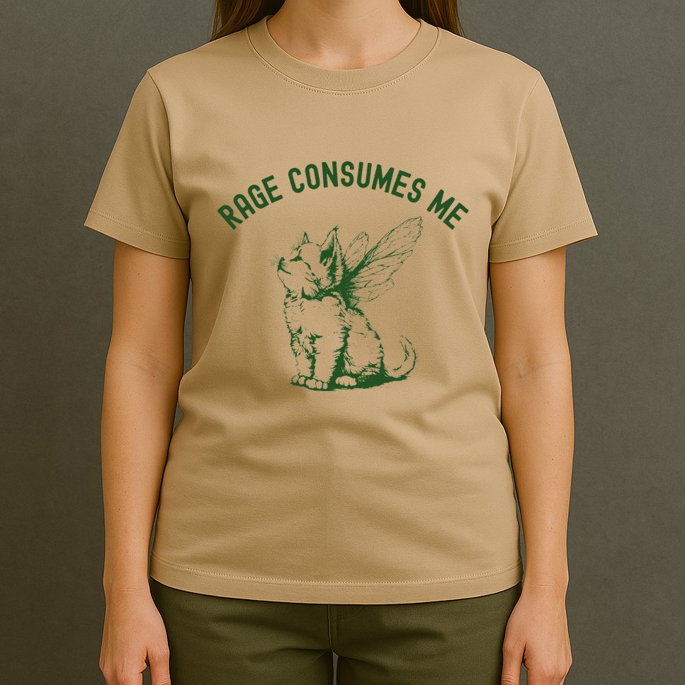 Cat Rage Consumes Me T-Shirt