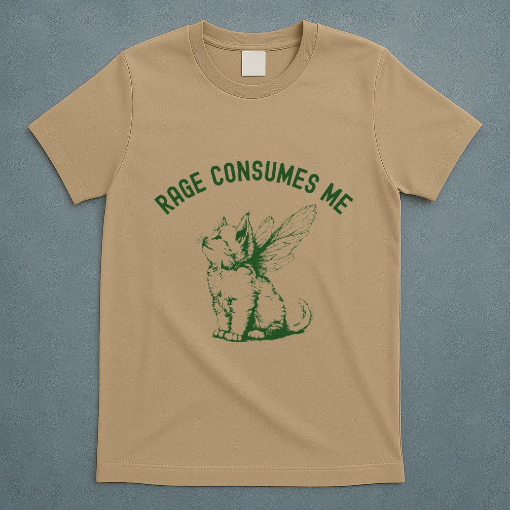 Cat Rage Consumes Me T-Shirt