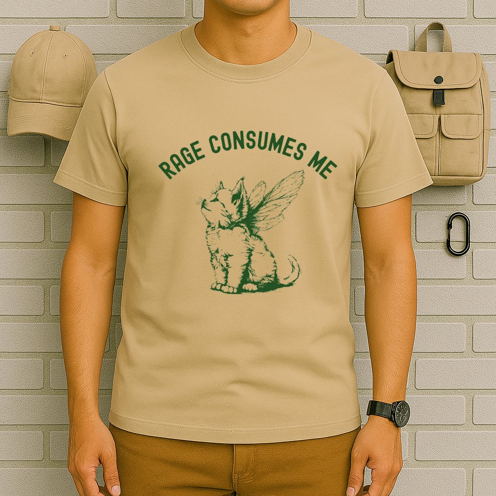 Cat Rage Consumes Me T-Shirt
