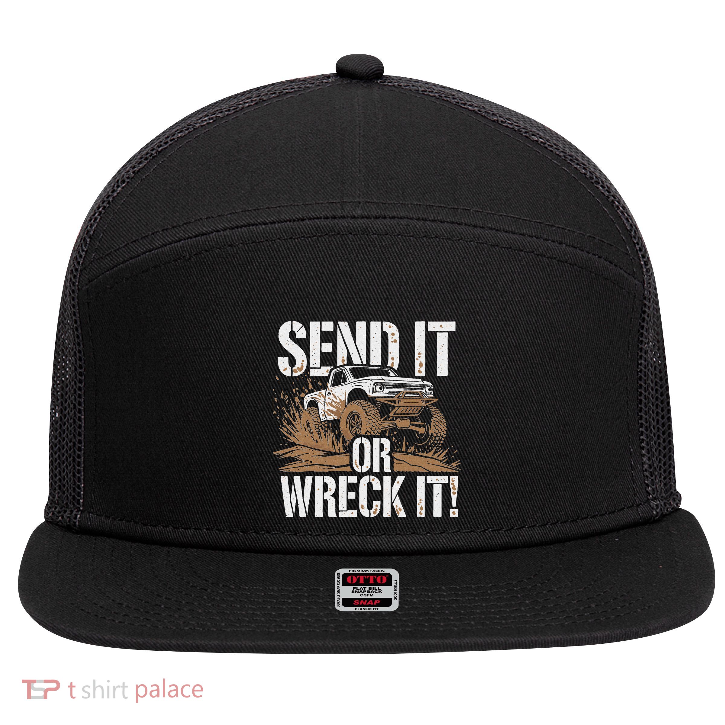 Competitive Rc Car Racing Fpv Remote Control Hobbyist 7 Panel Mesh Trucker Snapback Hat