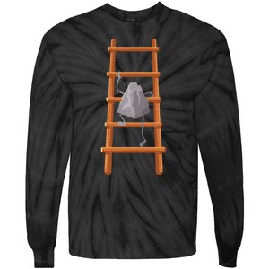 Cute Rock Climbing Art Bouldering Rock Climber Tie-Dye Long Sleeve Shirt