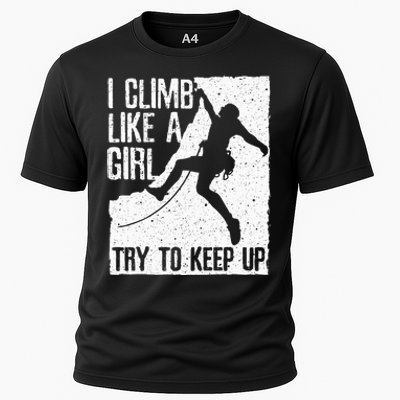 Cool Rock Climbing Design For Women Climb Lovers Cooling Performance Crew T-Shirt