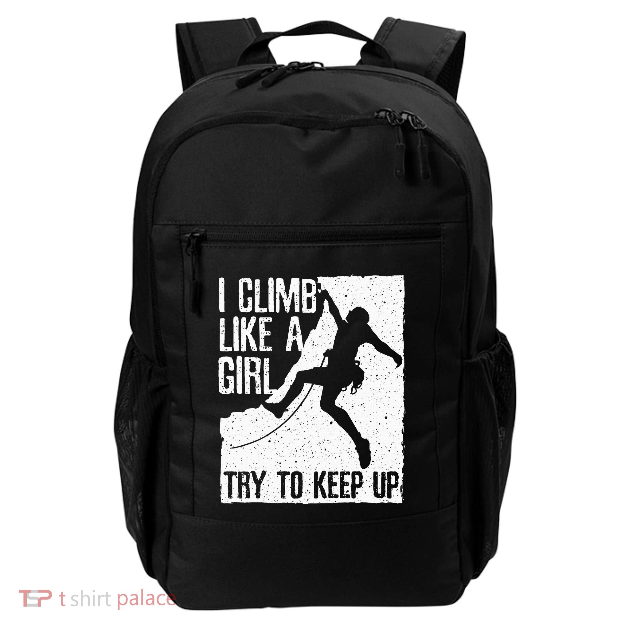 Cool Rock Climbing Design For Women Climb Lovers Daily Commute Backpack