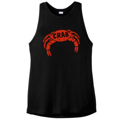 Crab Records Ladies PosiCharge Tri-Blend Wicking Tank