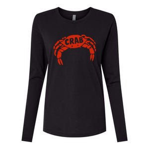 Crab Records Womens Cotton Relaxed Long Sleeve T-Shirt