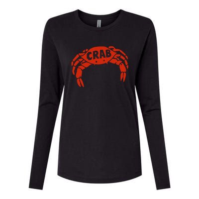 Crab Records Womens Cotton Relaxed Long Sleeve T-Shirt