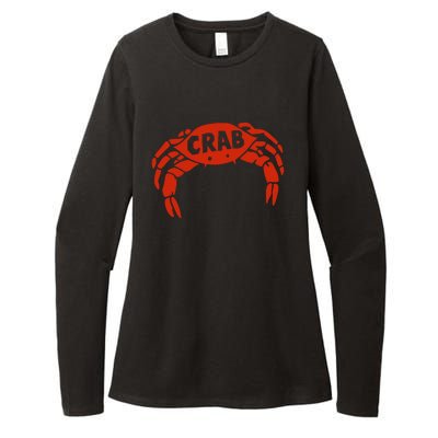 Crab Records Womens CVC Long Sleeve Shirt