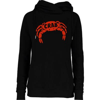 Crab Records Womens Funnel Neck Pullover Hood