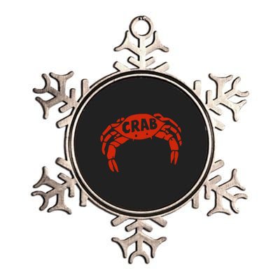 Crab Records Metallic Star Ornament