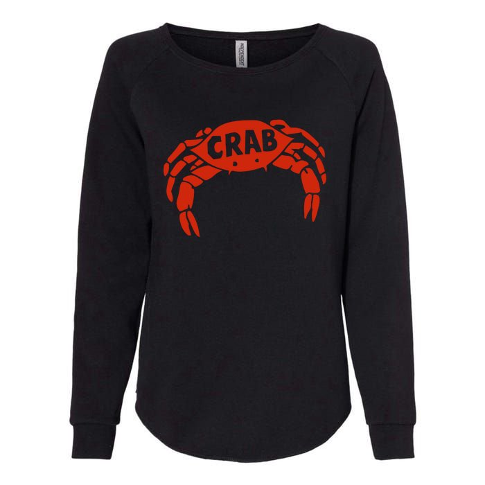 Crab Records Womens California Wash Sweatshirt