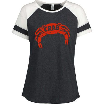 Crab Records Enza Ladies Jersey Colorblock Tee