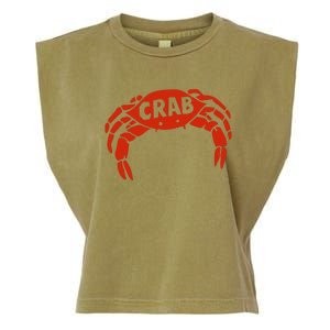 Crab Records Garment-Dyed Women's Muscle Tee