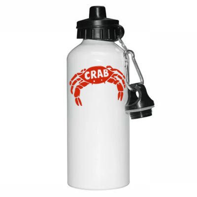 Crab Records Aluminum Water Bottle