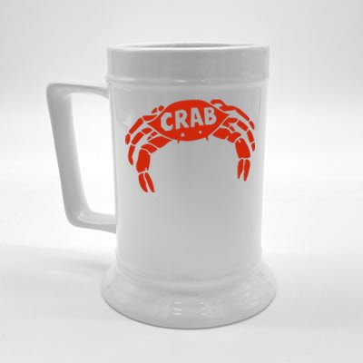 Crab Records Beer Stein