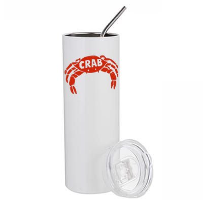 Crab Records Stainless Steel Tumbler