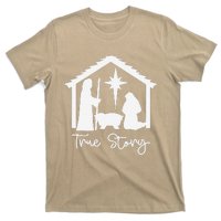 Christian Religious Christmas Nativity Scene True Story T-Shirt