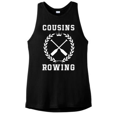 Cousins Rowing Cousins Beach Team Conrad Gift For Cousin Sibling Rowing Ladies PosiCharge Tri-Blend Wicking Tank