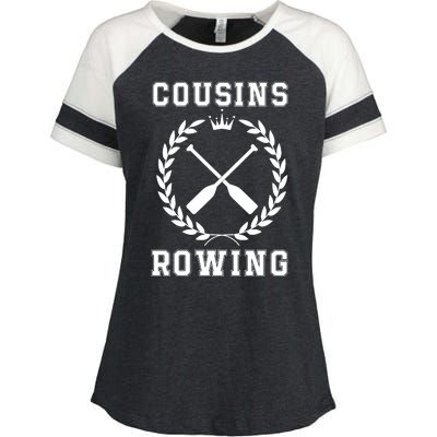 Cousins Rowing Cousins Beach Team Conrad Gift For Cousin Sibling Rowing Enza Ladies Jersey Colorblock Tee