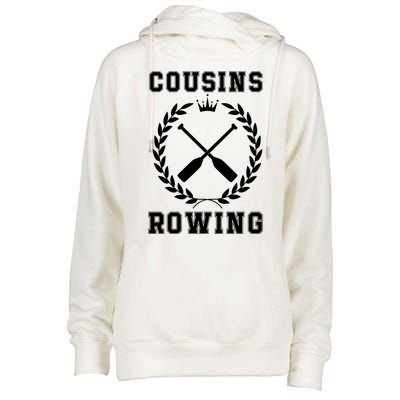 Cousins Rowing Cousins Beach Team Conrad Gift For Cousin Sibling Rowing Womens Funnel Neck Pullover Hood