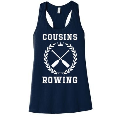 Cousins Rowing Cousins Beach Team Conrad Gift For Cousin Sibling Rowing Women's Racerback Tank