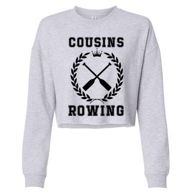 Cousins Rowing Cousins Beach Team Conrad Gift For Cousin Sibling Rowing Cropped Pullover Crew