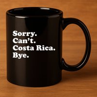 Costa Rica 11oz C Handle Ceramic Mug