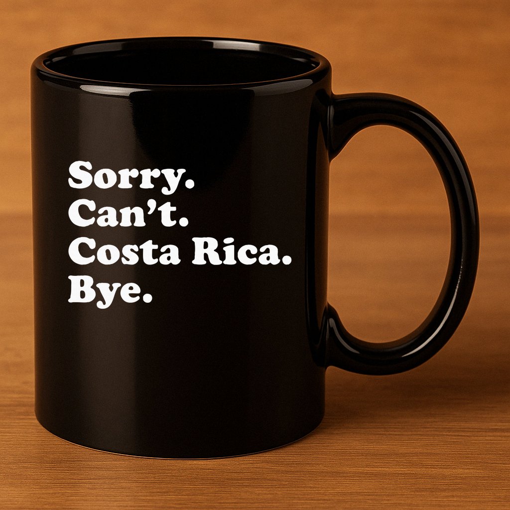 Costa Rica 11oz C Handle Ceramic Mug