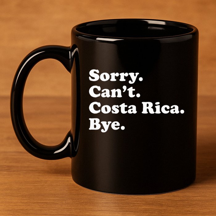 Costa Rica 11oz C Handle Ceramic Mug