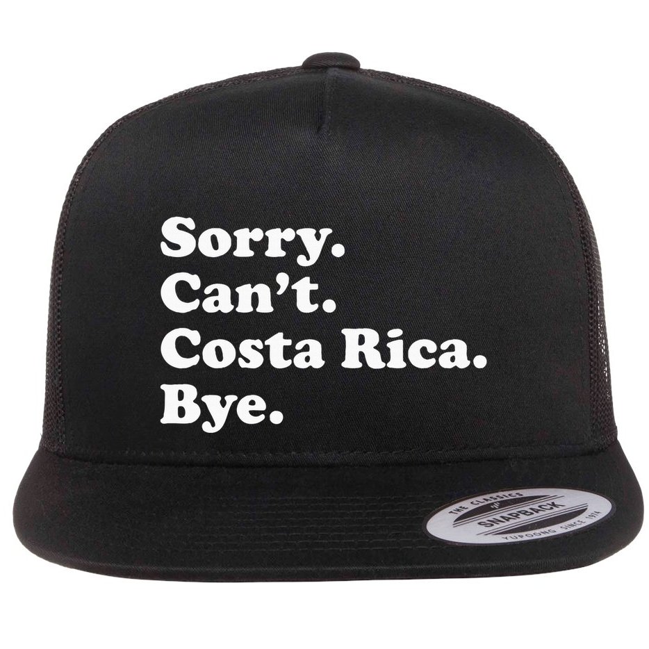 Costa Rica Flat Bill Trucker Hat