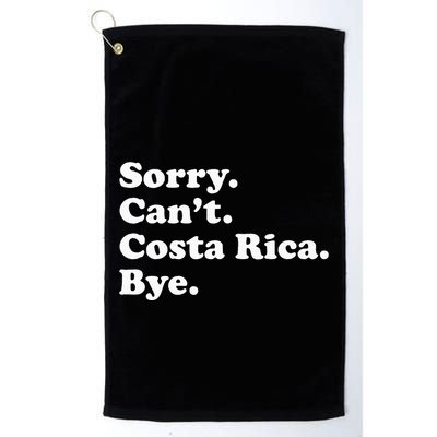 Costa Rica Golf Towel