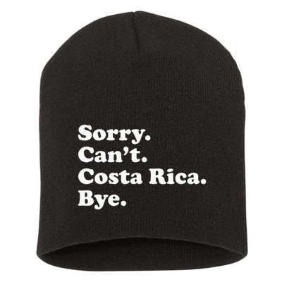 Costa Rica Short Acrylic Beanie