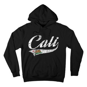 California Republic Ca Distressed Design Cali Classic Hoodie