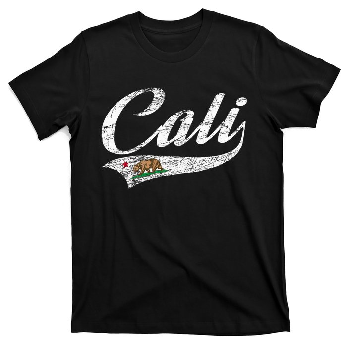 California Republic Ca Distressed Design Cali Classic T-Shirt