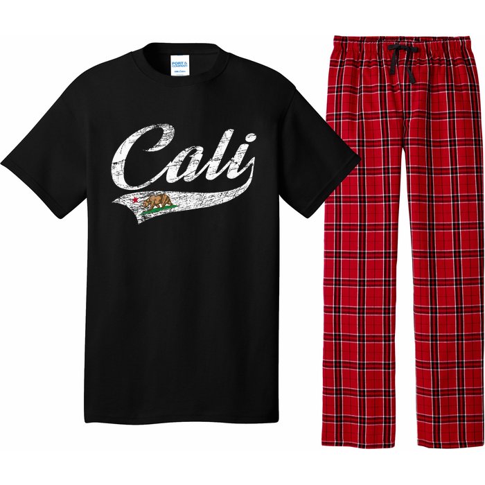 California Republic Ca Distressed Design Cali Classic Pajama Set