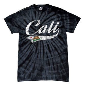 California Republic Ca Distressed Design Cali Classic Tie-Dye T-Shirt