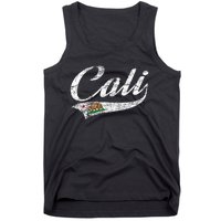 California Republic Ca Distressed Design Cali Classic Tank Top