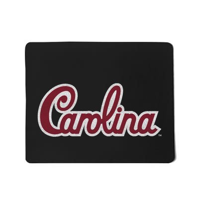 Carolina Retro Cursive Black Mousepad