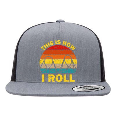 Cool Roller Coaster For Women Amusement Theme Park Flat Bill Trucker Hat