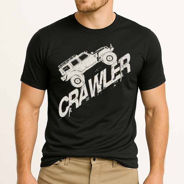 Crawler Rc Car Rock Scaler Scale Rc Offroad Truck Clawling Cooling Performance Crew T-Shirt
