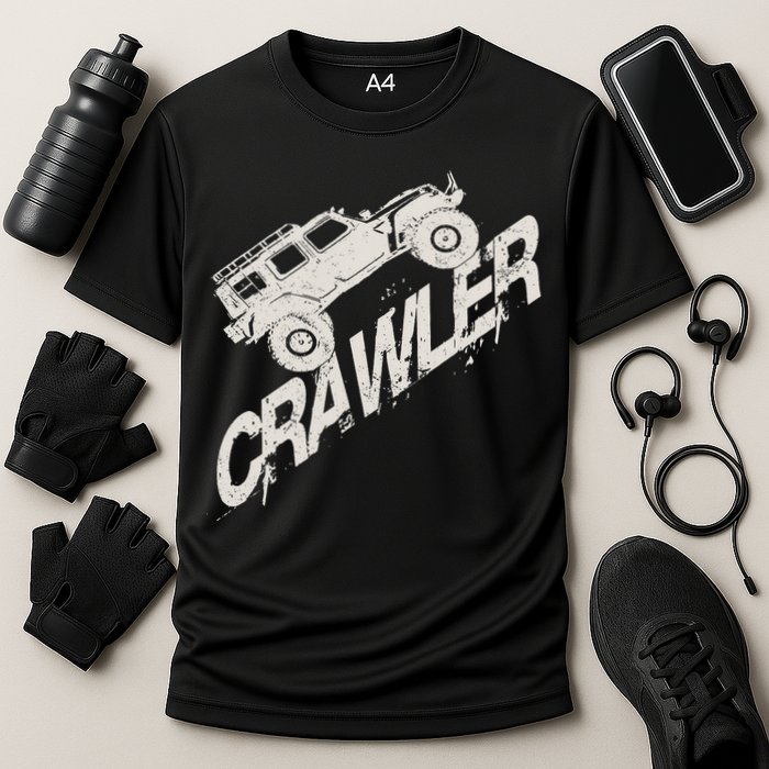 Crawler Rc Car Rock Scaler Scale Rc Offroad Truck Clawling Cooling Performance Crew T-Shirt