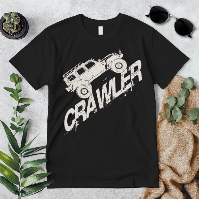 Crawler Rc Car Rock Scaler Scale Rc Offroad Truck Clawling Premium T-Shirt