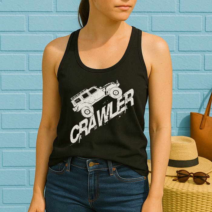 Crawler Rc Car Rock Scaler Scale Rc Offroad Truck Clawling Womens Tank Top