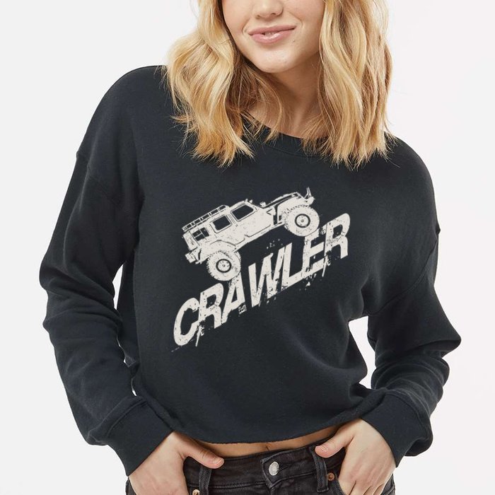 Crawler Rc Car Rock Scaler Scale Rc Offroad Truck Clawling Cropped Pullover Crew